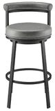 Armen Living Neura Black/Grey Barstool-1