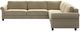 Luonto® Furniture Hugo 2-Piece Atlantic 03/Wenge King Sleeper Sectional-3