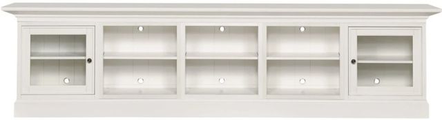 Hammary® Structures White Quintuple Multi-Use Console-0