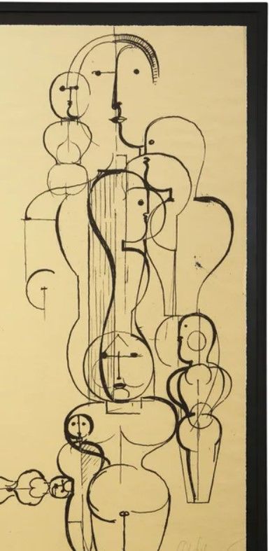 Stylecraft Abstract Figures Wall Art-1