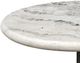 Crestview Collection Aria White Martini Table with Black Base-1