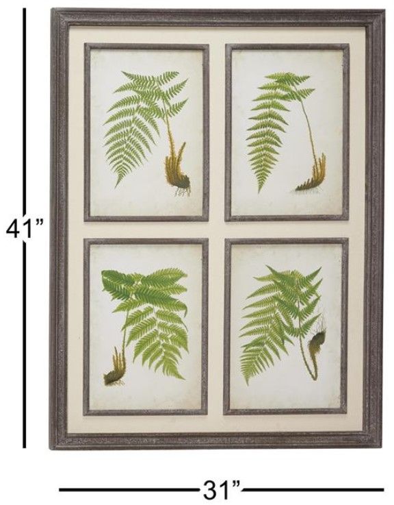 Deco Marche Brown Leaf Wall Decor-1