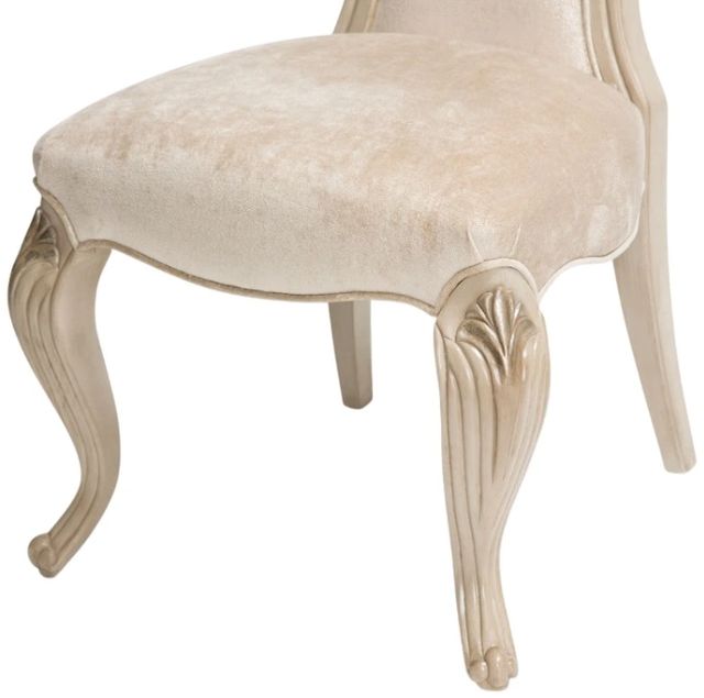 Michael Amini® Platine De Royale Champagne Side Chair-3