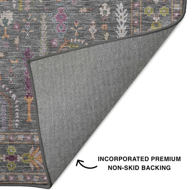Dalyn™ Rug Company Hatay HY5 Gray 5'x8' Area Rug-2