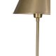 Bassett Mirror Gold White Table Lamp-1