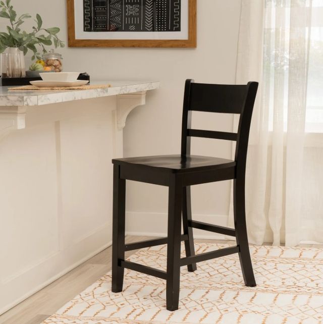 Linon Torino Black Counter Stool-1
