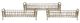 A & B Home 3-Piece Gold Iron Rectangular Tray Set-1