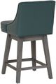 Powell® Beckett 2-Piece Gray/Dark Green Counter Stool Set-5