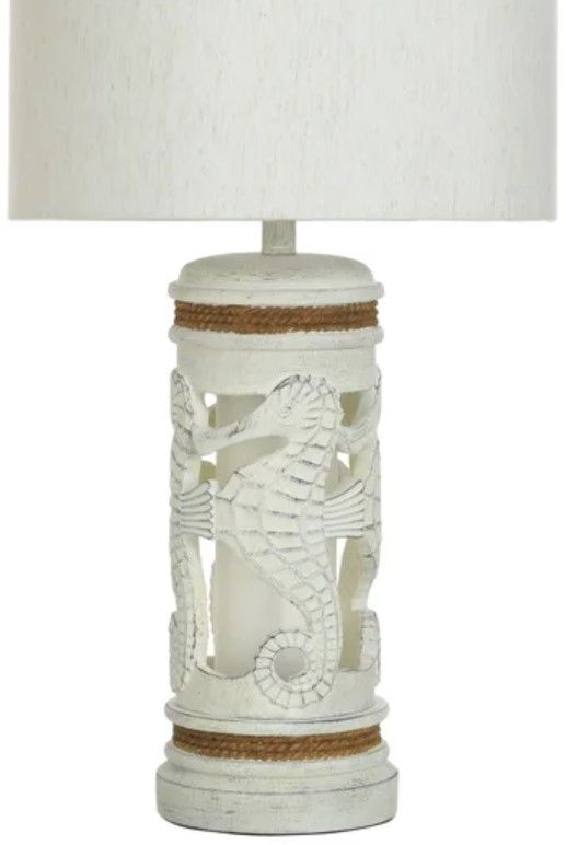 StyleCraft Main Sail White/White Table Lamp-2