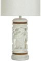 StyleCraft Main Sail White/White Table Lamp-2