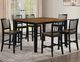 Steve Silver Co. Joplin 7-Piece Ebony/Walnut Counter Table Set-1