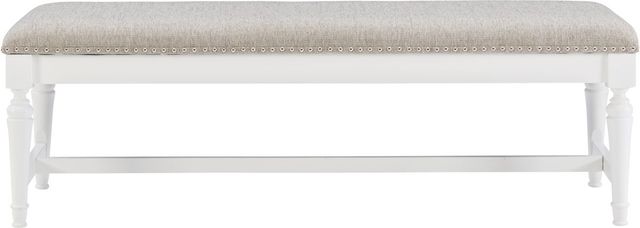 Powell® Hayes Beige/White Bench-1