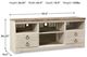 Signature Design by Ashley® Willowton 3-Piece Whitewash Entertainment Center with Glass Shelves-5