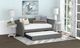 Emerald Home Vienna Italian Gray Twin Trundle Daybed-1