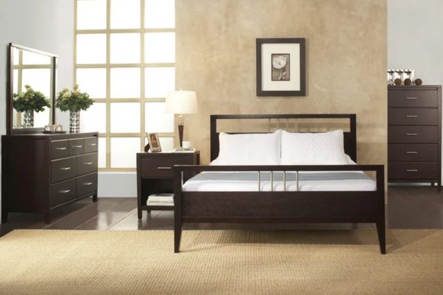 Modus Furniture Nevis Espresso Queen Platform Bed-1