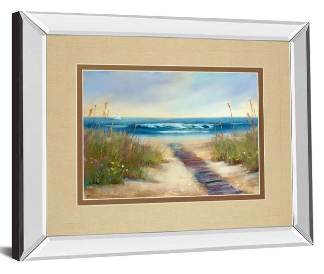 Classy Art Serenity Il by Karen Marguliss Mirror Framed Wall Art-1