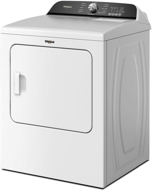 Whirlpool® 7.0 Cu. Ft. White Front Load Electric Dryer with Moisture Sensor-4
