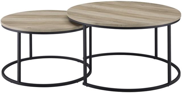 Coaster® Lainey 2-Piece Distressed Pine Nesting Coffee Table-3