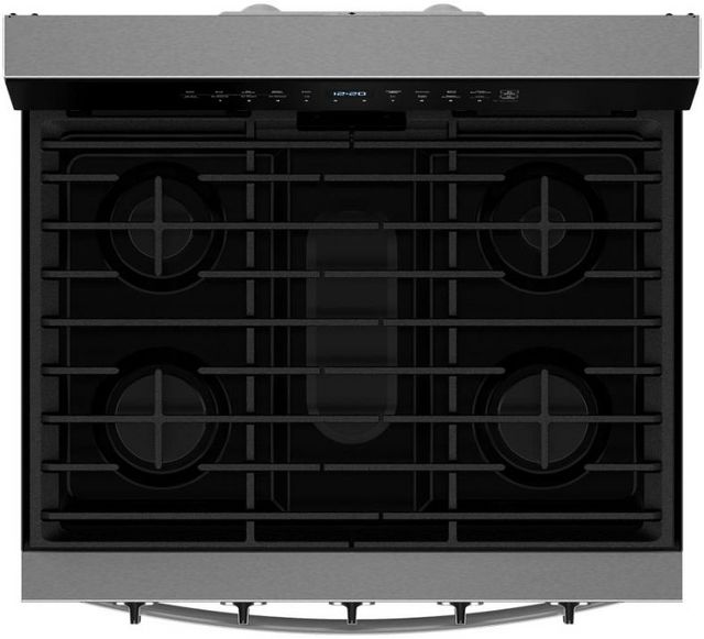 Whirlpool® 30" Fingerprint Resistant Stainless Steel Freestanding Gas Range-3