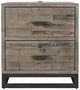 Jofran Inc. East Hampton Distressed Gray Nightstand-2