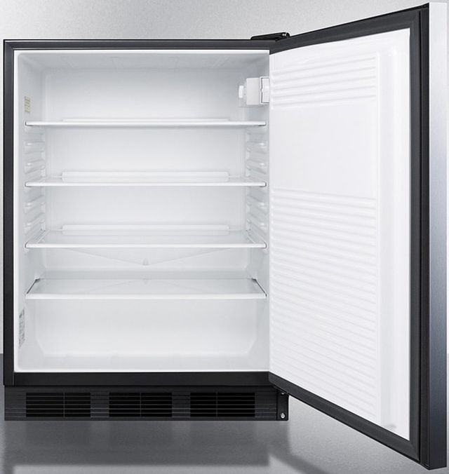 Accucold® by Summit® 5.5 Cu. Ft. Stainless Steel Under the Counter Refrigerator-2