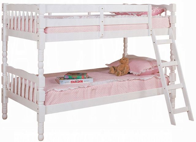 ACME Furniture Homestead White Youth Twin Over Twin Youth Bunk Bed-0