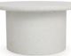 Classic Home Nysa White 40"W Concrete Outdoor End Table-3