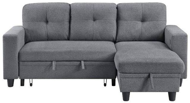 Homelegance® Robinson 3-Piece Gray Sectional with Reversible Chaise-2