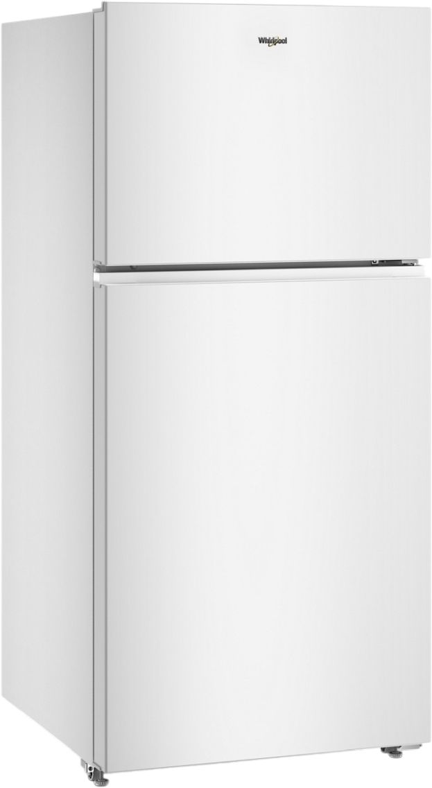 Whirlpool® 30" 19.2 Cu. Ft. White Top Freezer Refrigerator with Total Coverage Cooling-1