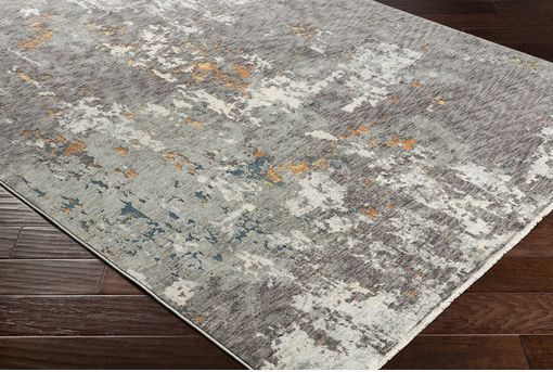 Surya Presidential Charcoal 3'x8' Runner Rug-2