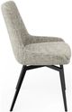 Modus Furniture CEO Beige Upholstered Swivel Dining Side Chair-3