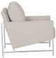 Fairfield® Customizable Sparta Lounge Chair with Nickel Base-2