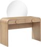 TOV Furniture Moonrise Natural Vanity Desk with Mirror-0