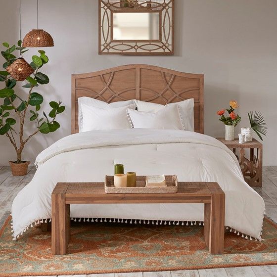 Olliix by Madison Park Lillian Ivory Twin Cotton Comforter Set-0