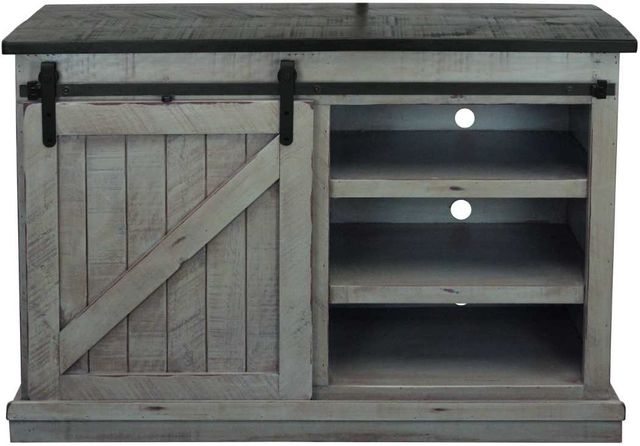 American Heartland Manufacturing Rustic Two Tone 47" Quaint TV Stand-0