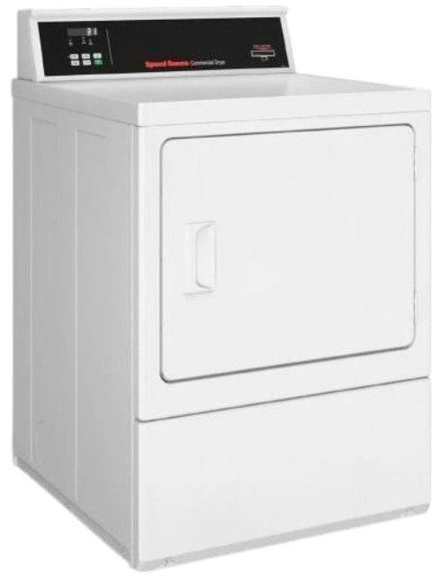 Speed Queen® Commercial 7.0 Cu. Ft. White Commercial Gas Dryer-1
