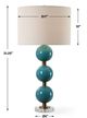 Uttermost® Palawan Blue Glaze Table Lamp-3