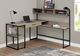Monarch Specialties Inc. Dark Taupe Computer Corner Desk-0