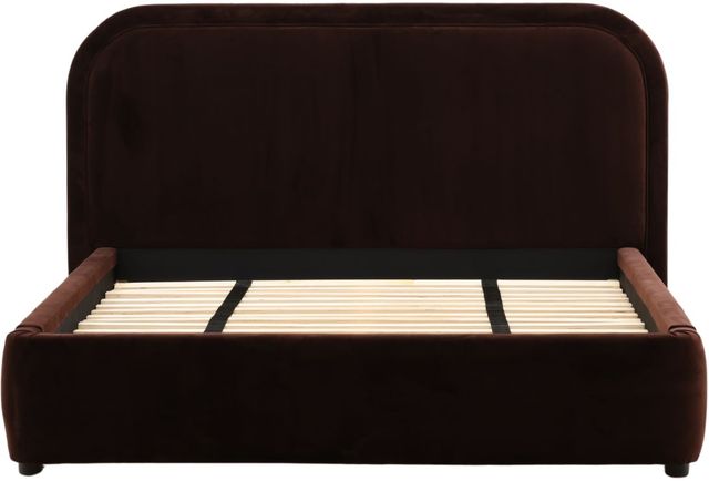 Dovetail Furniture Agi Chocolate Queen Panel Bed-1