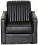 Powell® Carter Black Swivel Accent Chair-3