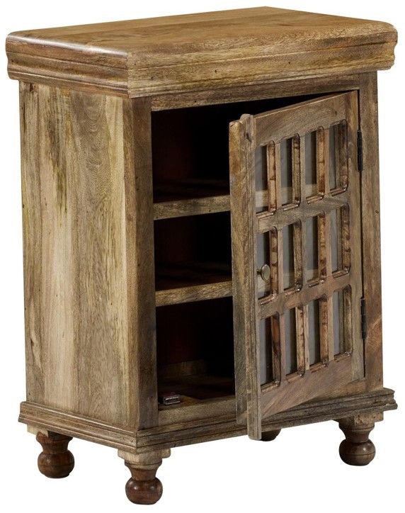 Jaipur Furniture Kepler Brown Side Cabinet-2