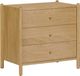 Moe's Home Collection Billy Natural 3-Drawer Nightstand -0