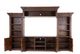 Vintage Furniture Chalet Walnut 4 Piece Entertainment Wall Unit-1