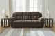 Signature Design by Ashley® Frohn Chocolate Manual Reclining Sofa-4