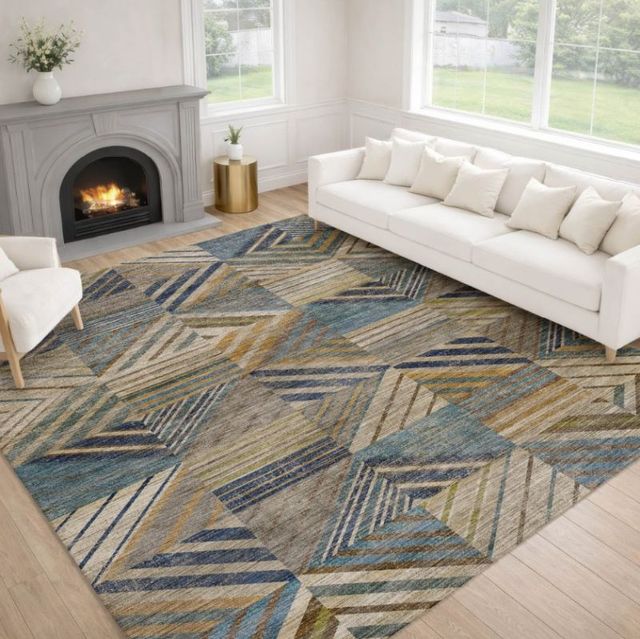 Dalyn™ Rug Company Nexus NX2 Denim 5'x8' Area Rug-1