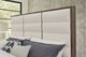 LM Co Home By Vaughan-Bassett Crafted Oak by Ben & Erin Napier Aged Gray/White Queen Upholstered Panel Bed-3