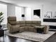 Furniture of America® Orpheus Brown Power Sectional with Lift Chair-1