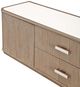 Michael Amini® West Kensington Sea Salt Caramel Media Cabinet-4