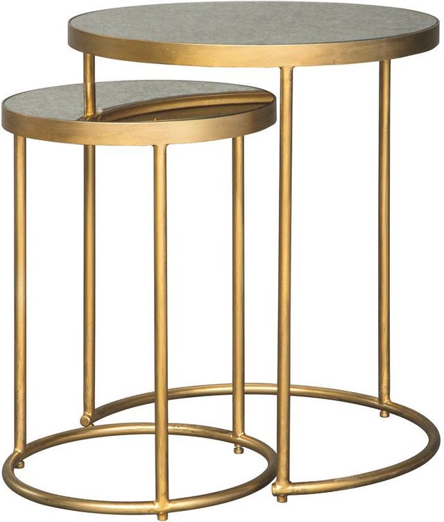 Signature Design by Ashley® Majaci 2-Piece Gold Accent Tables-0