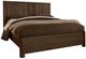 Vaughan-Bassett Lodge & Loft Dark Oak King Radius Poster Bed-0